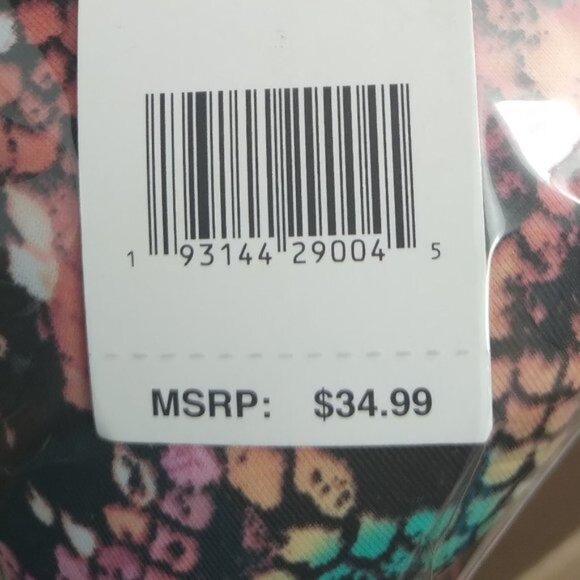 Multicolor Snake Print Padded Halter Bikini Top With Ruffled Trim & Back Tie Clo - Picture 7 of 7